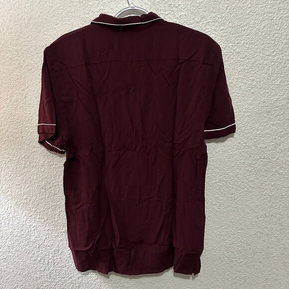 Express Medium Rayon Button Down Shirt - Picture 2 of 4